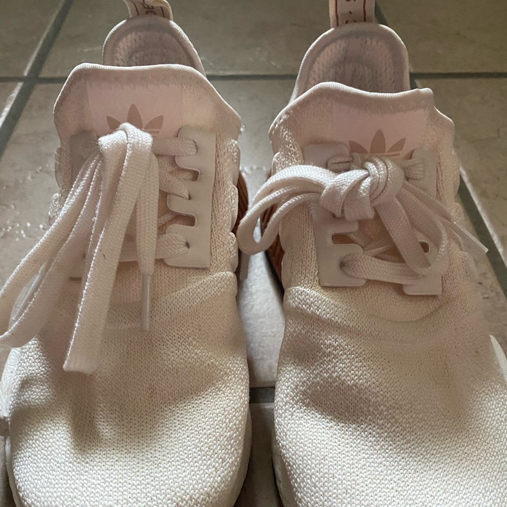 Adidas NMD_R1 shoes cream color